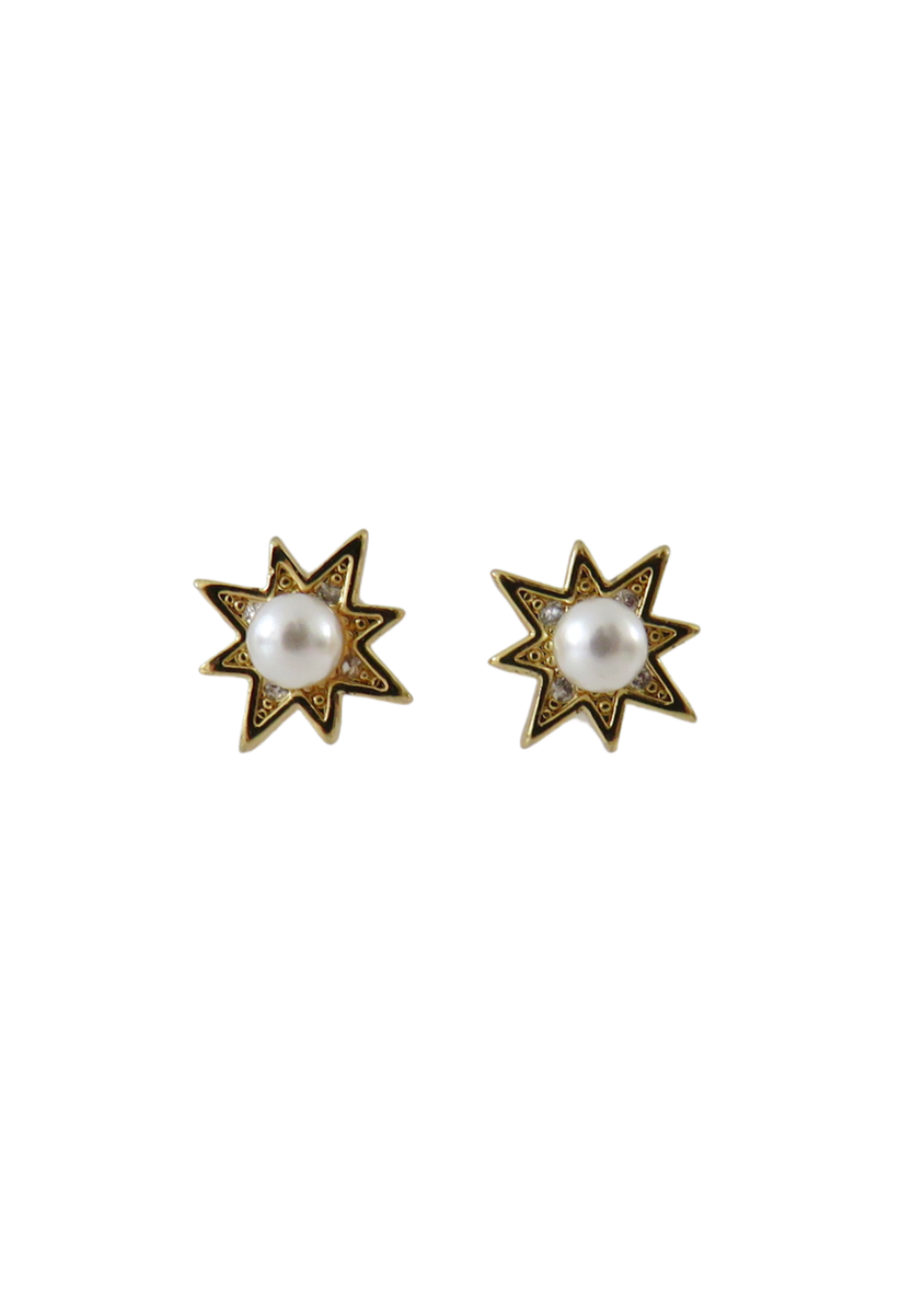 ARETE STUD PERLA STAR