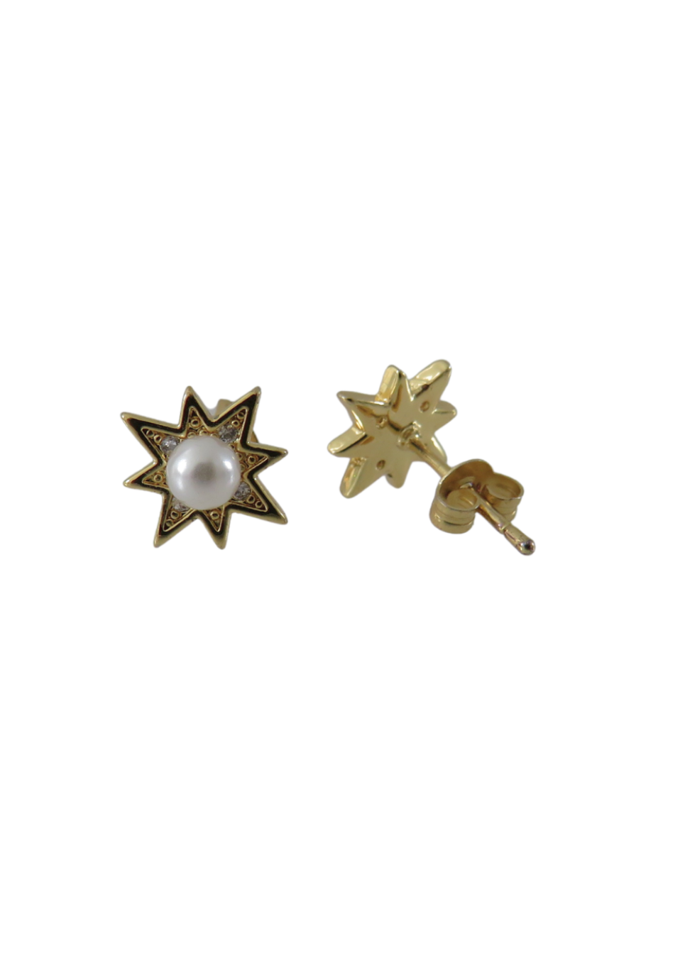 ARETE STUD PERLA STAR