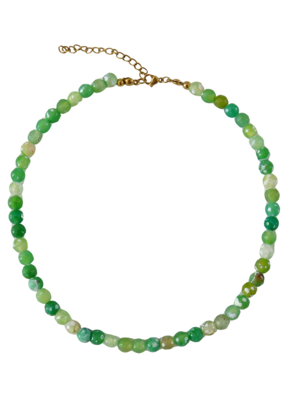 COLLAR AGATA VERDE