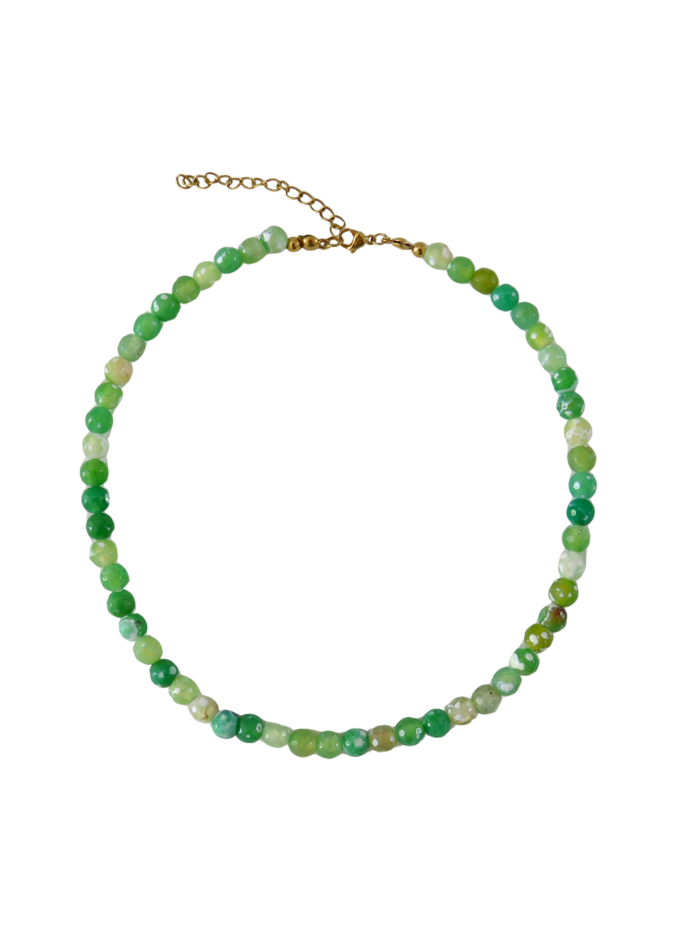 COLLAR AGATA VERDE