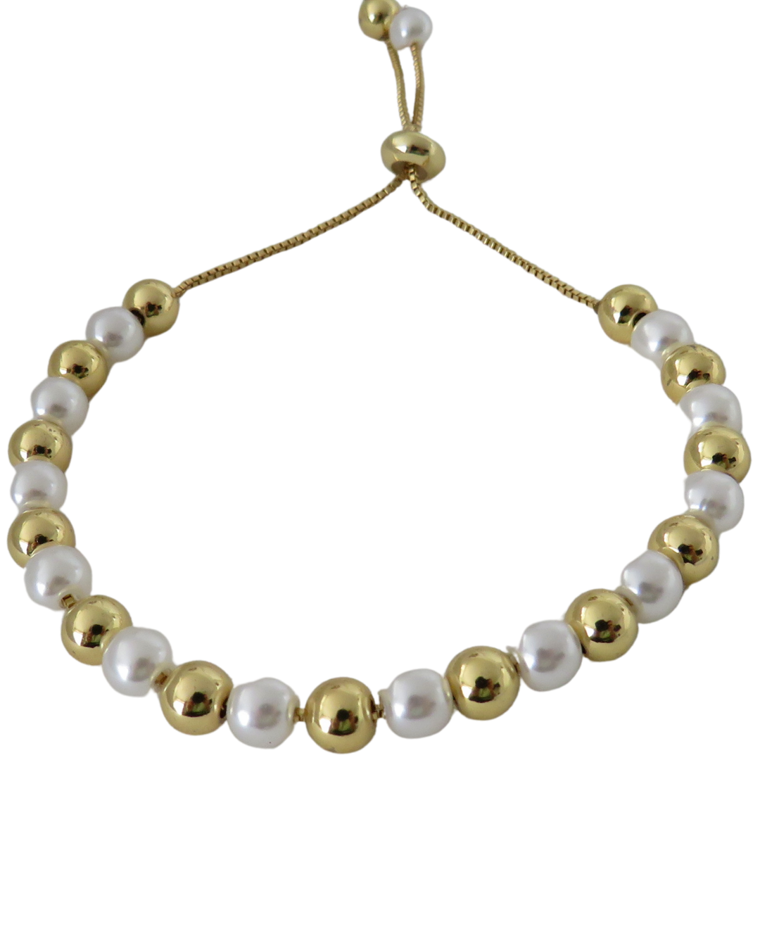 Pulsera Gold & Pearl