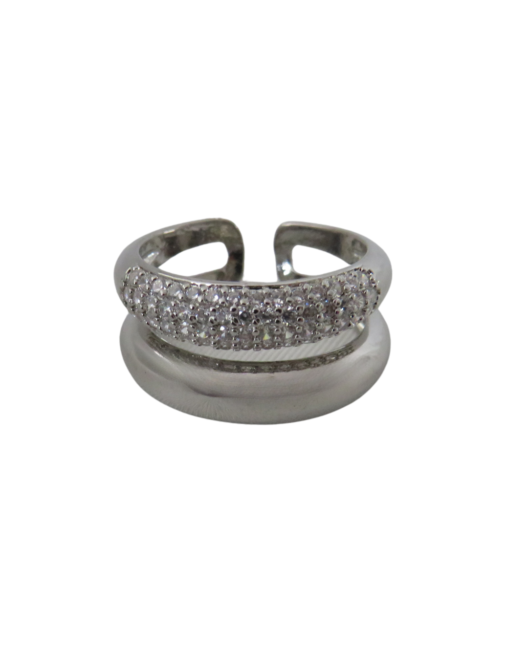 Anillo Silver Pave Classic