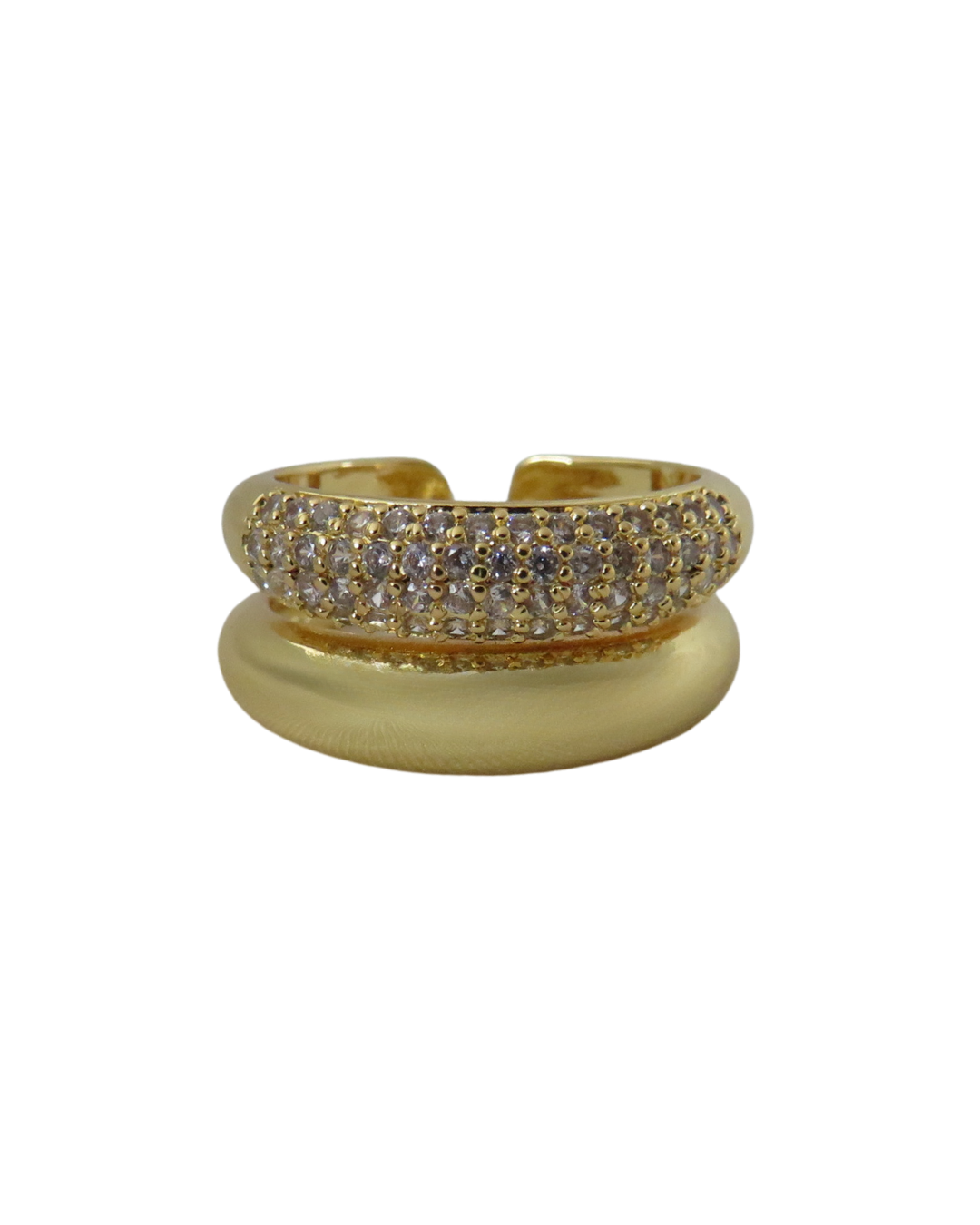 Anillo Gold Pave Classic