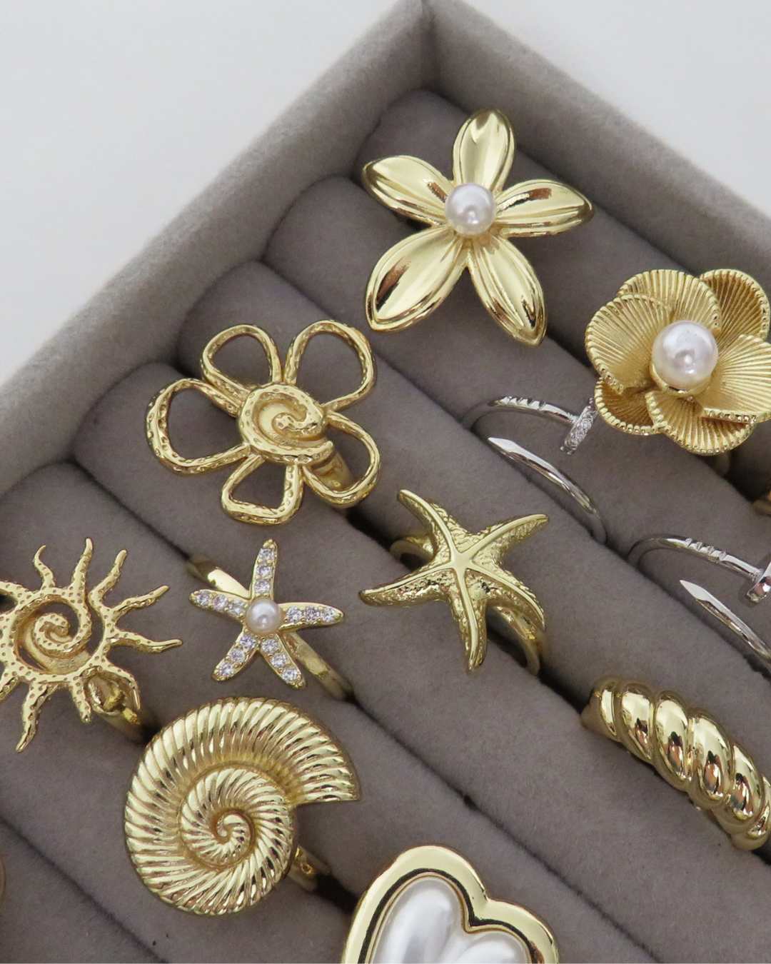 Anillo Draw Flower