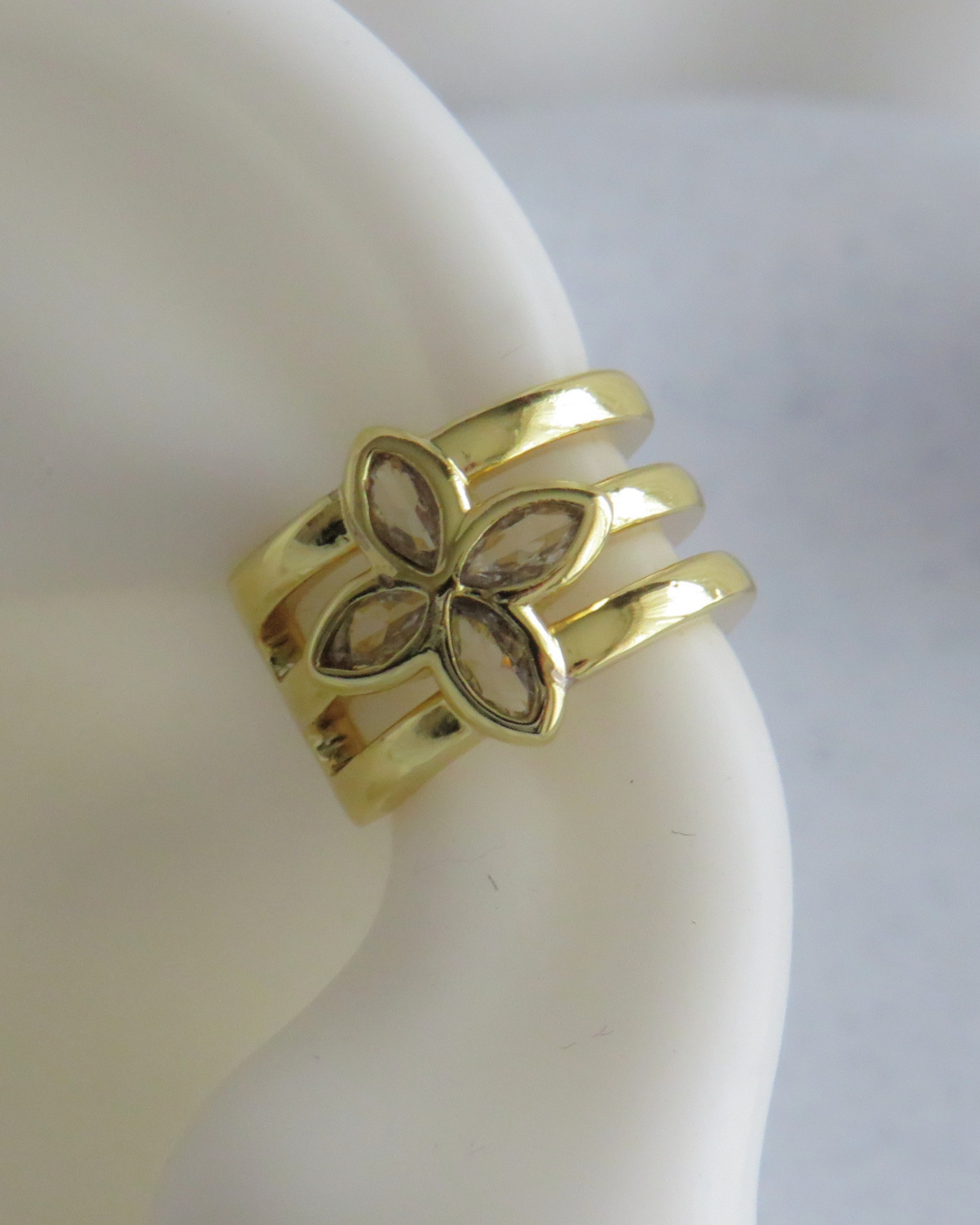 Flower Ear Cuff