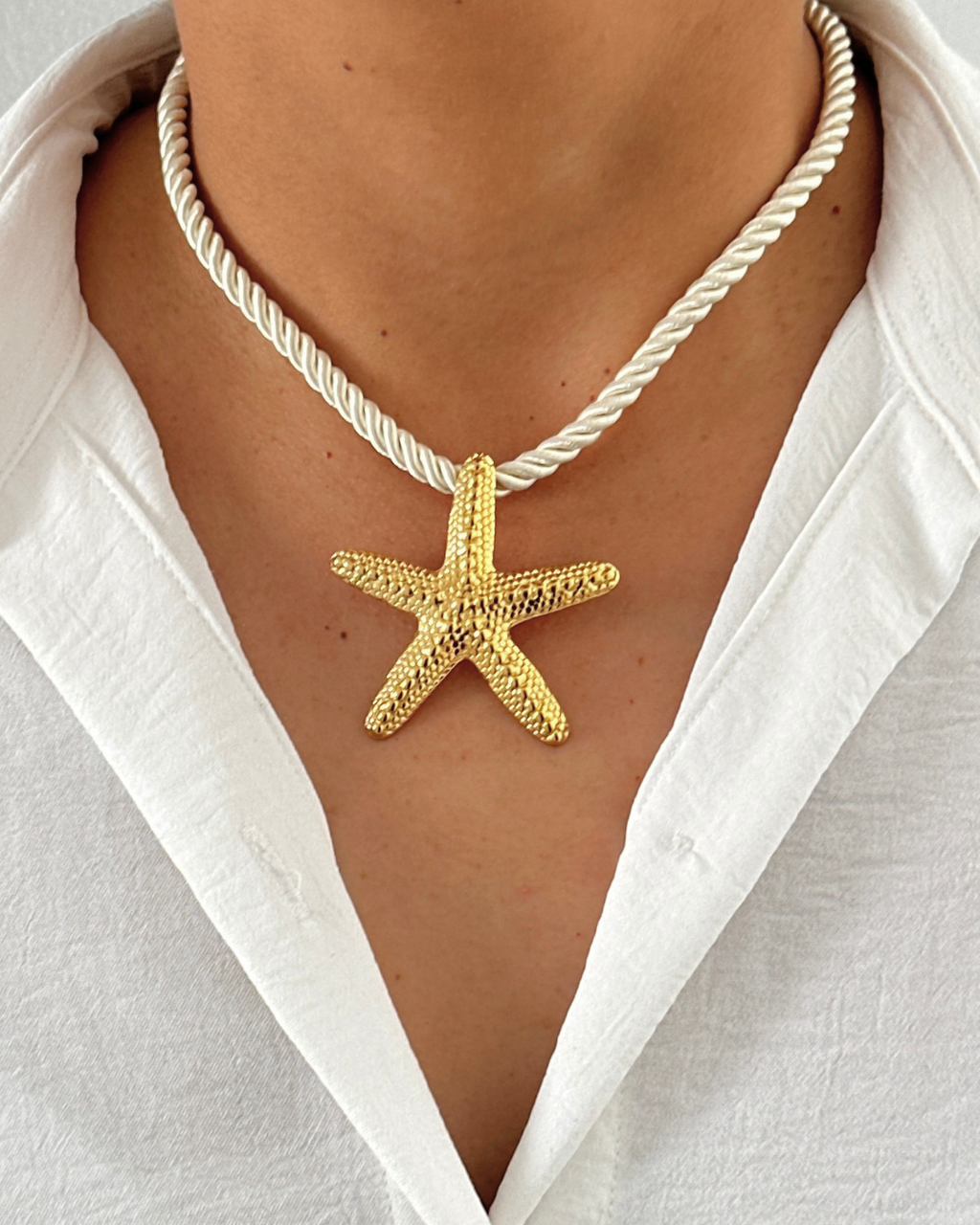 Collar - Gold Star fish