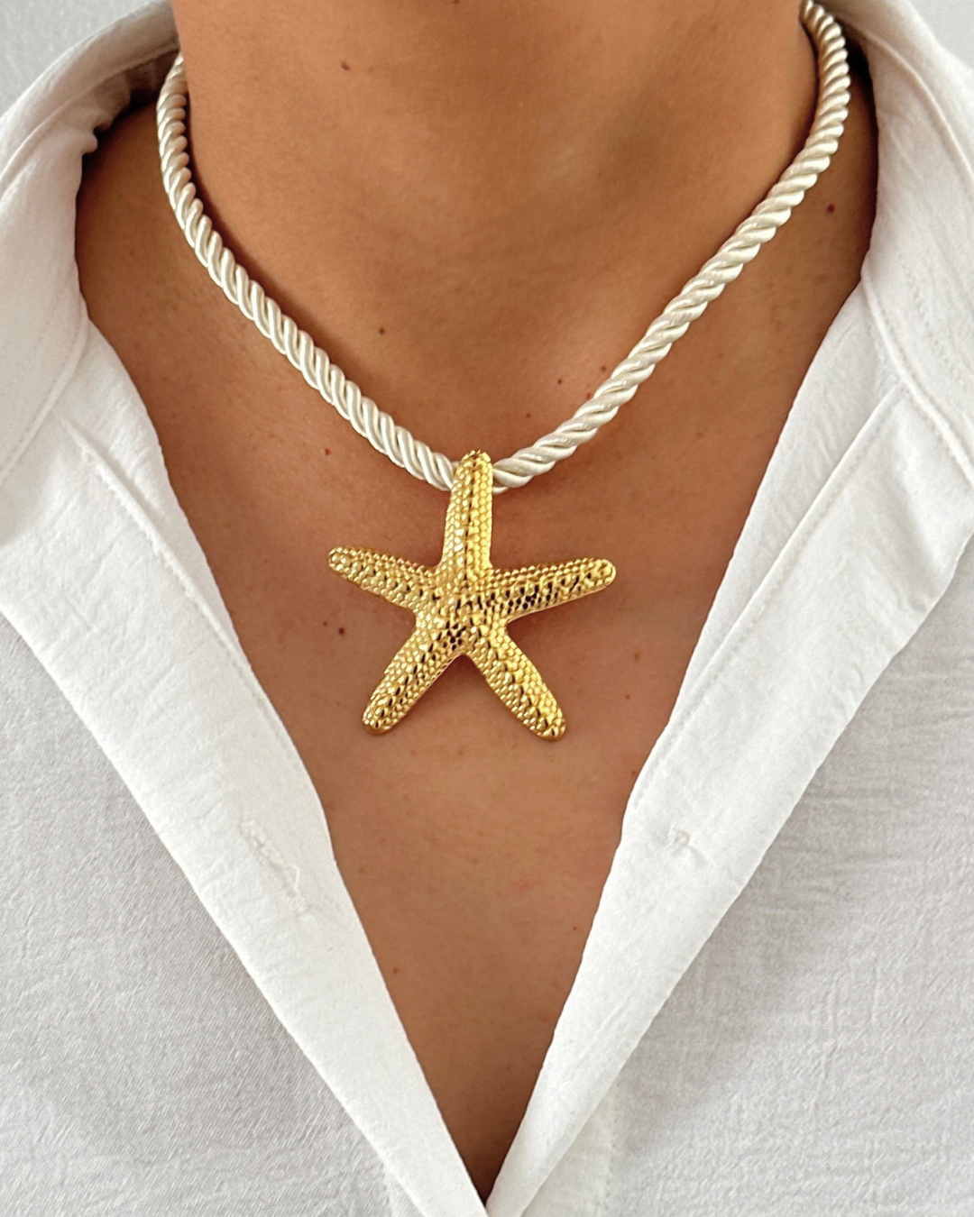 Collar - Gold Star fish