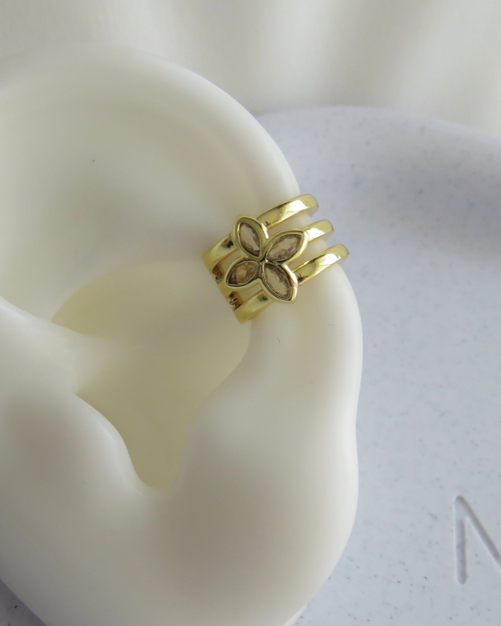Flower Ear Cuff