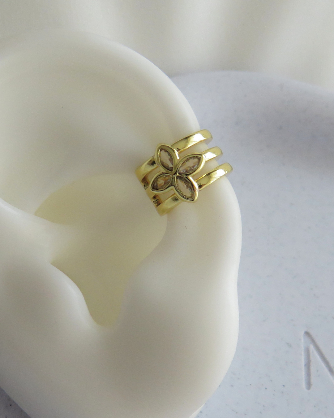 Flower Ear Cuff