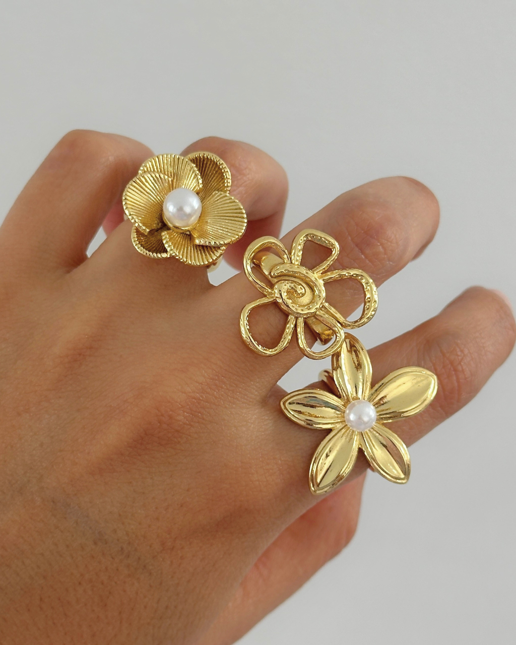 Anillo Draw Flower