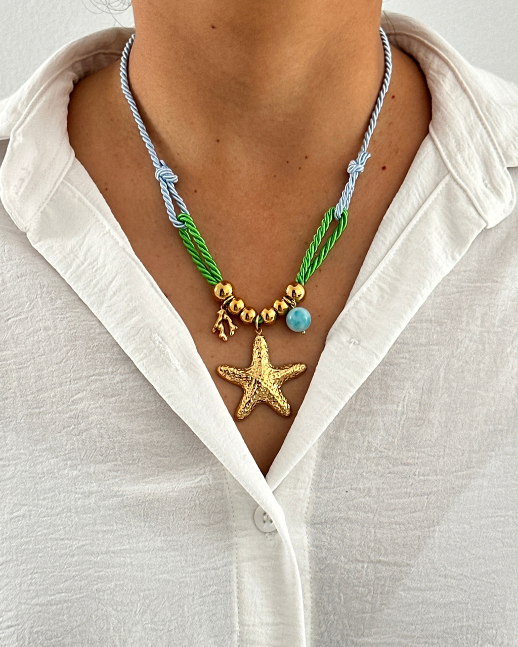 Collar - Gold Fish
