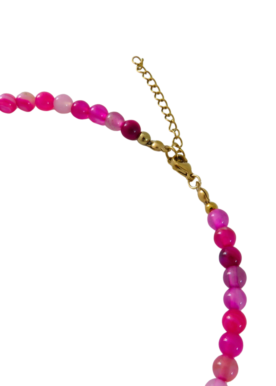 COLLAR AGATA FUCSIA