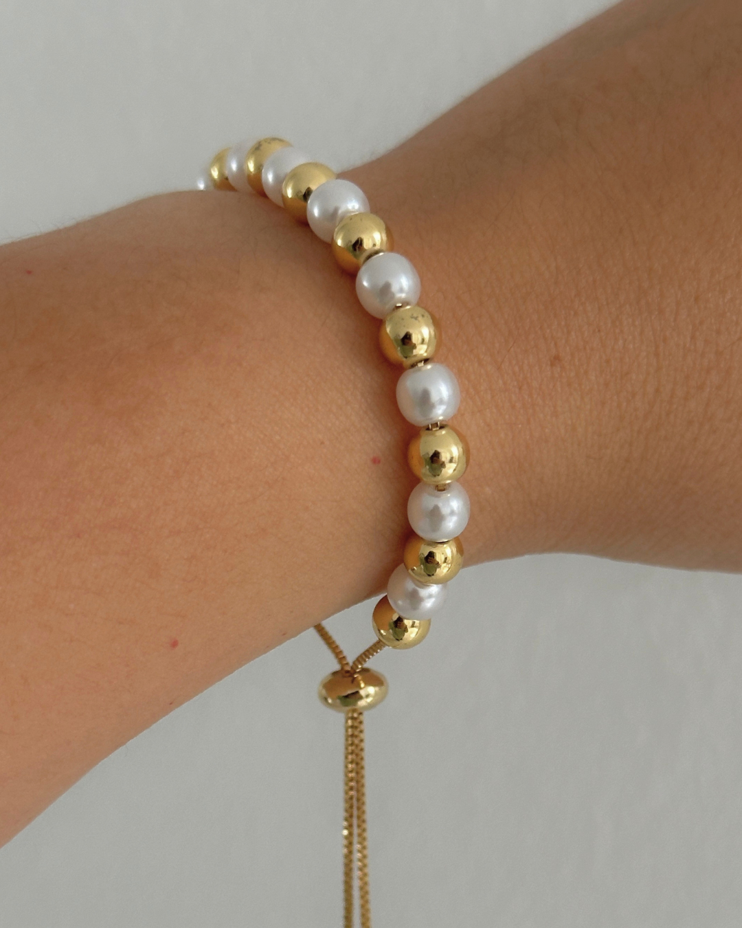 Pulsera Gold & Pearl