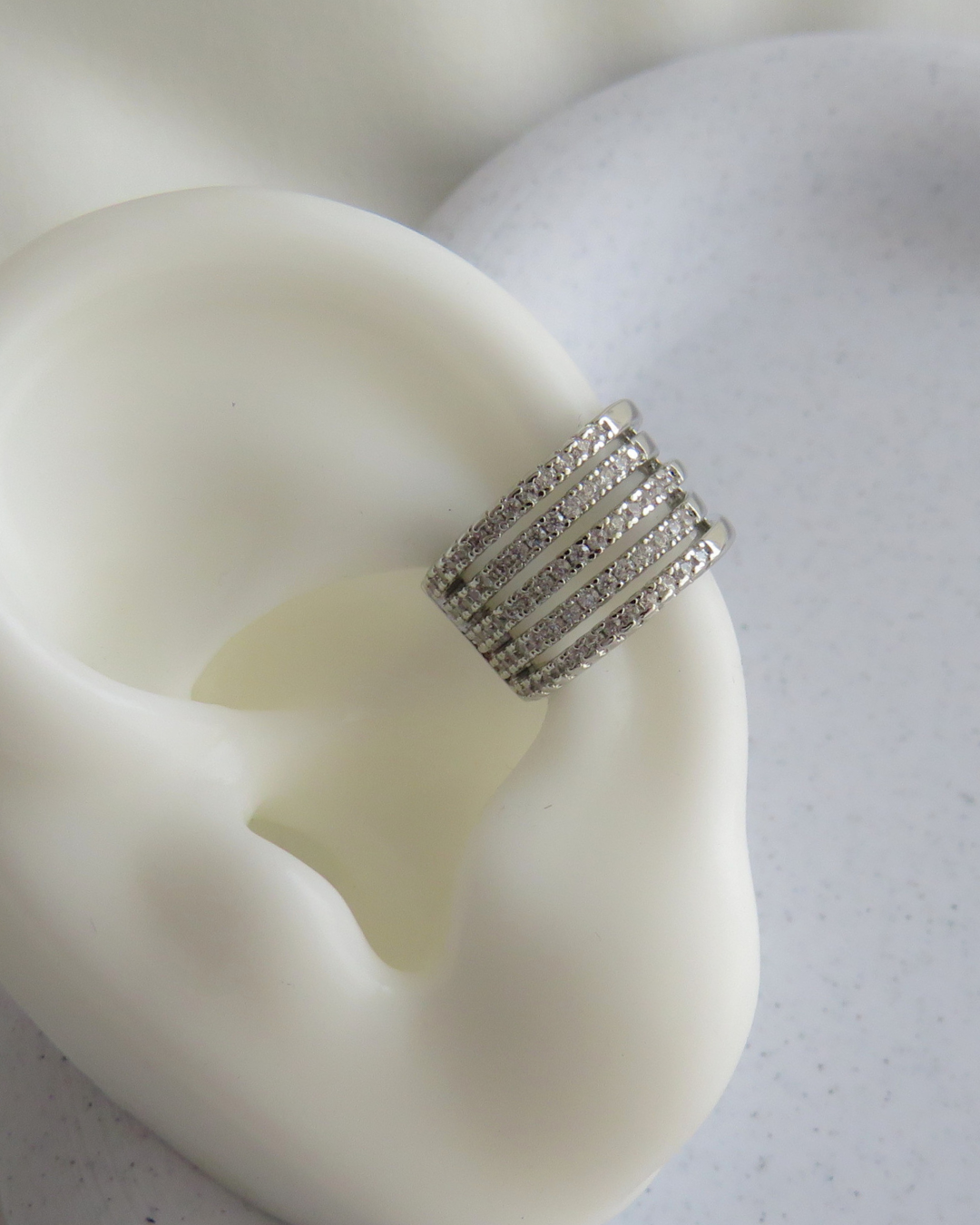 Silver Shine Ear Cuff