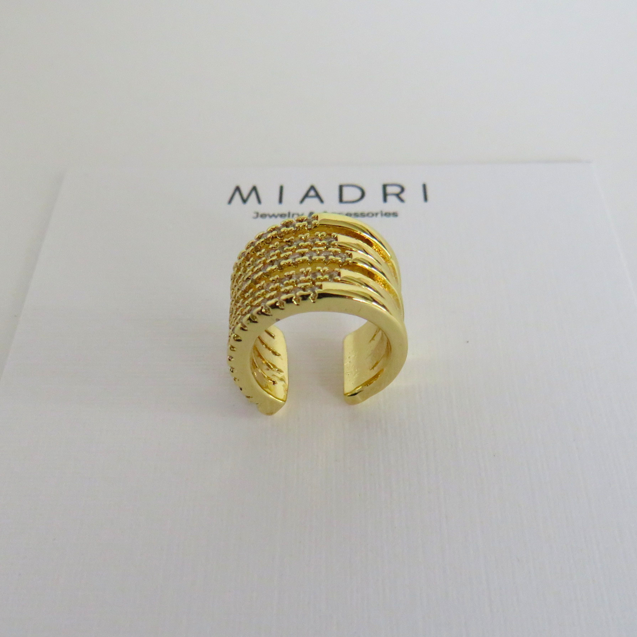 Ear cuff - Gold shine