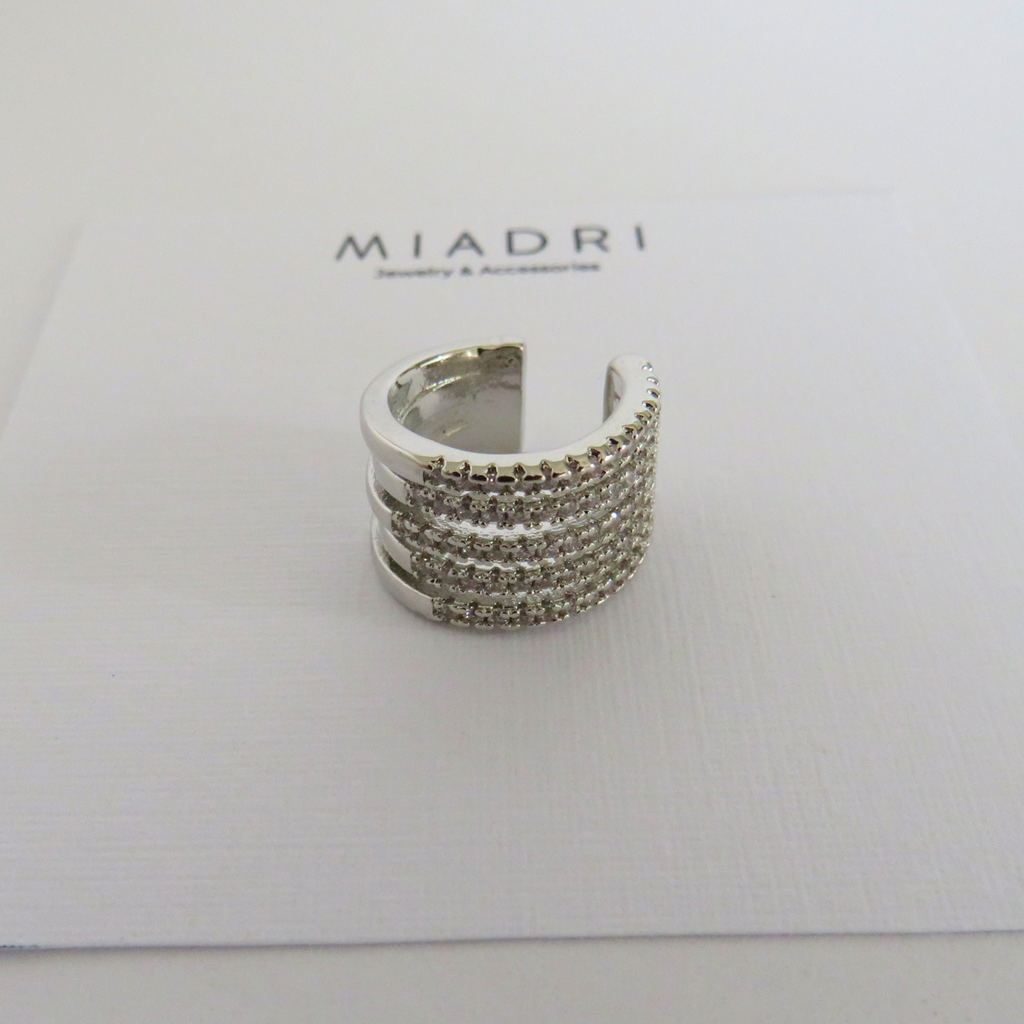 Ear cuff - Silver shine