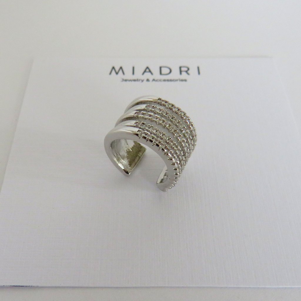 Ear cuff - Silver shine