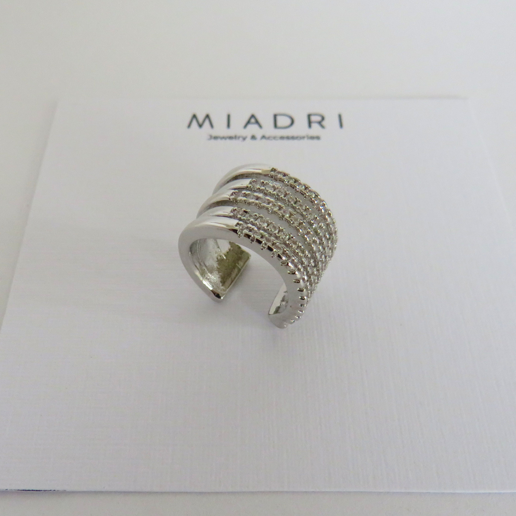 Ear cuff - Silver shine