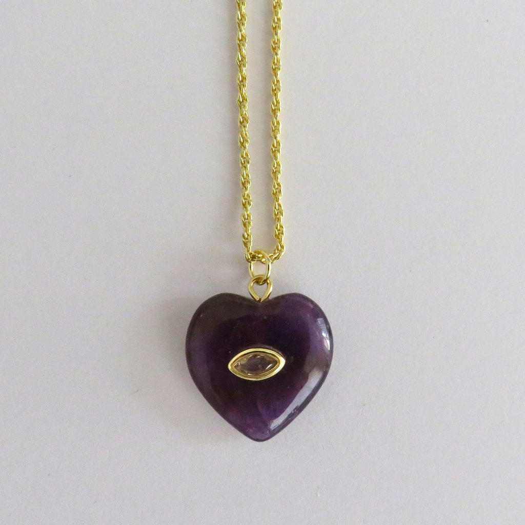 Collar cuarzo - Amatista