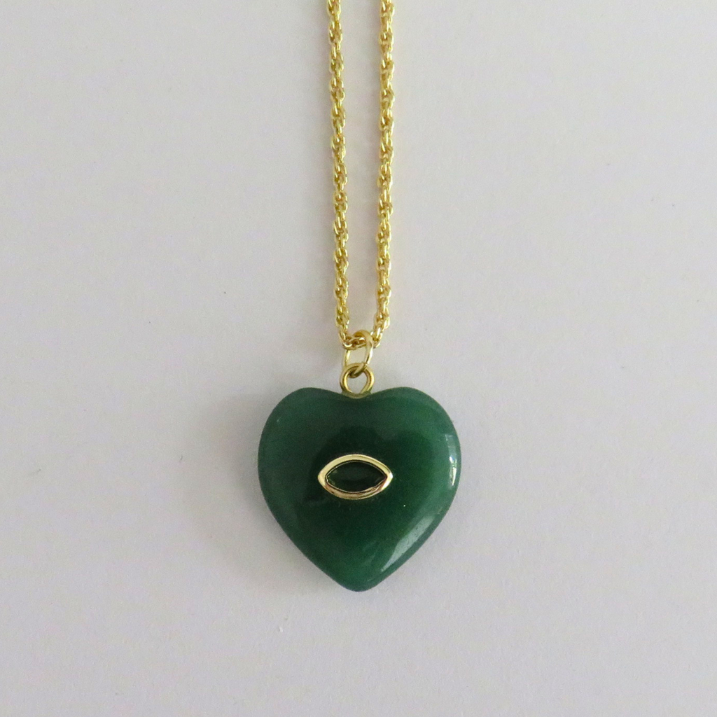 Collar cuarzo - Jade