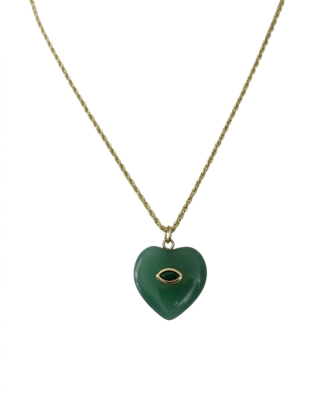 Collar cuarzo - Jade