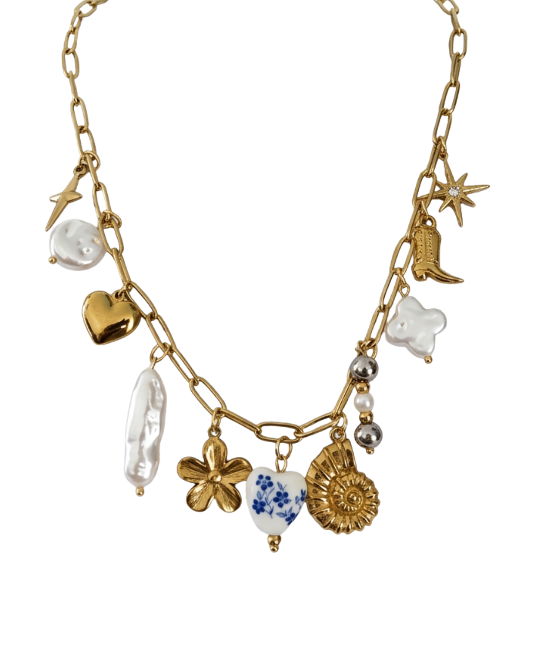 Collar - Multi charm summer