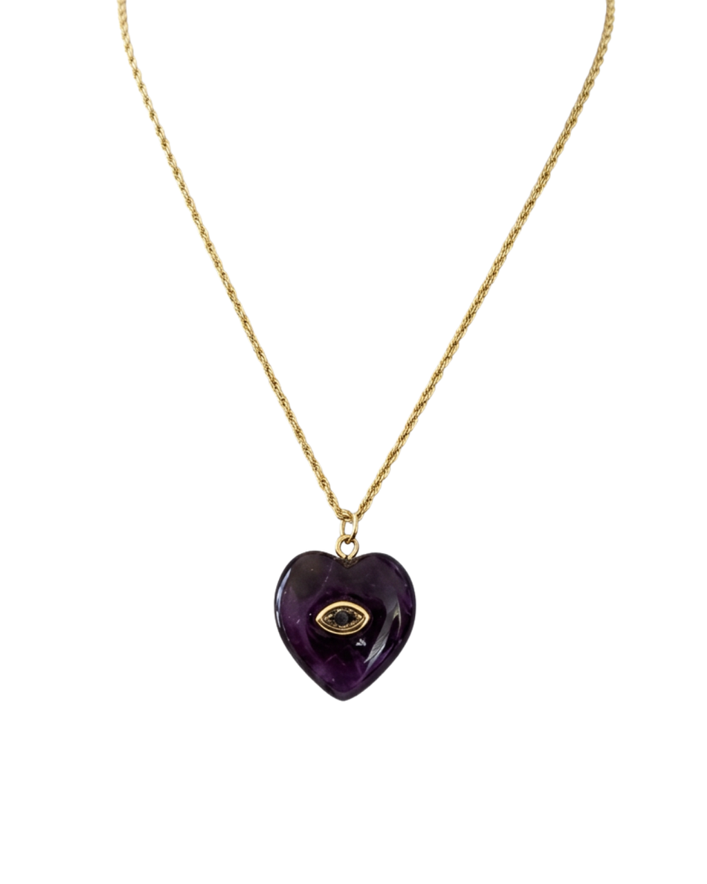 Collar cuarzo - Amatista