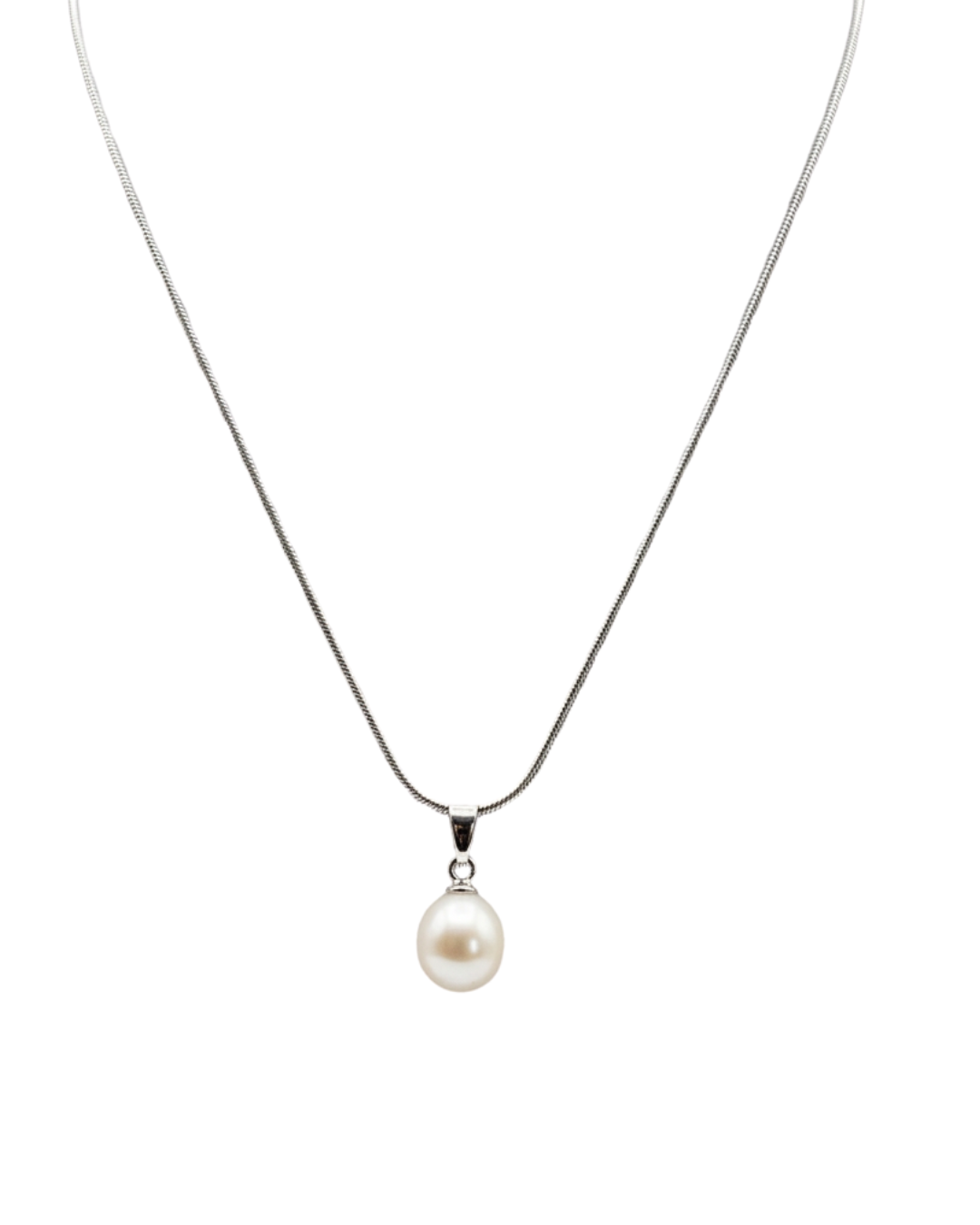 Collar - Perla silver