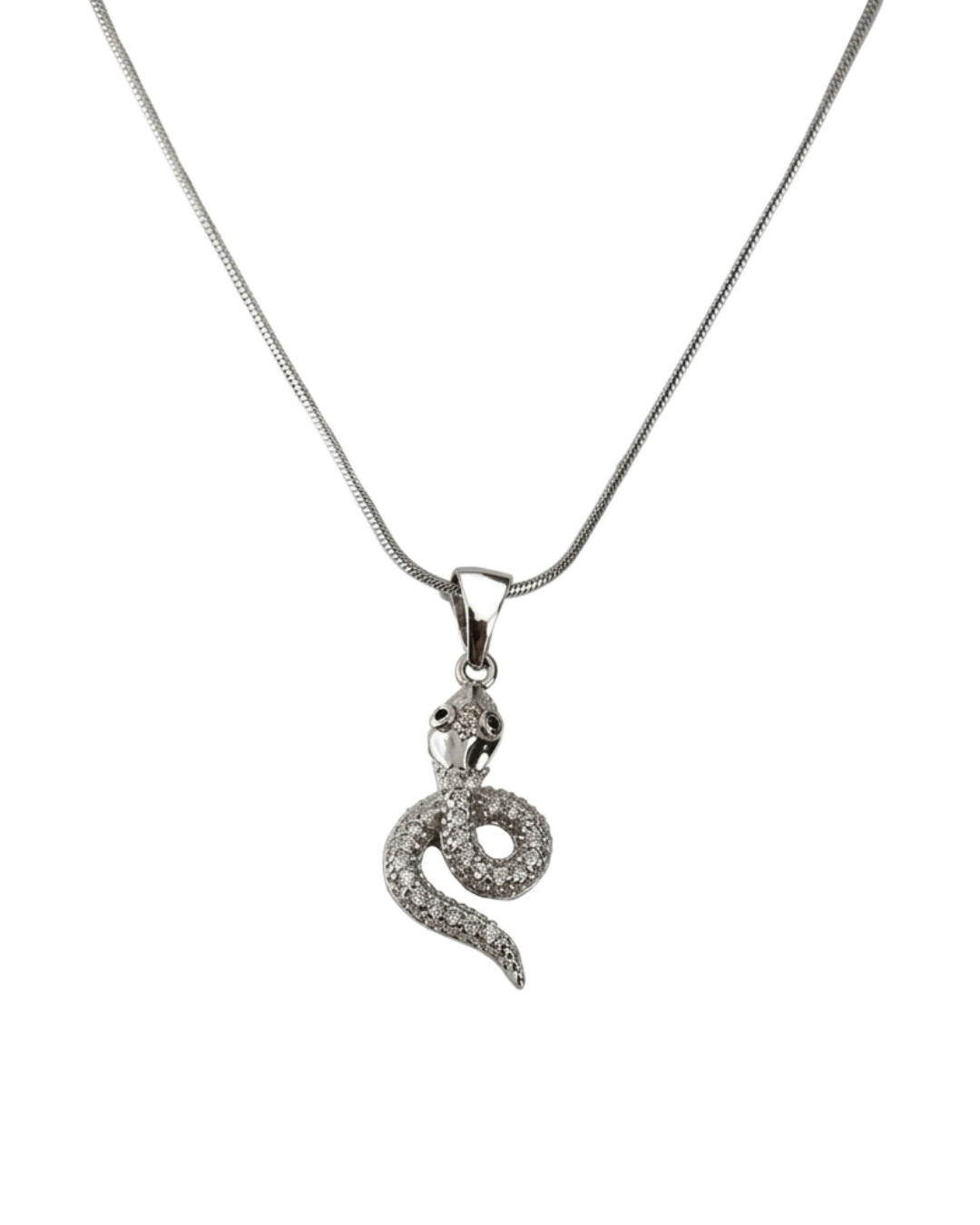 Collar - Snake silver